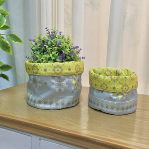 Set of 2 Fabric-Boxes 15276