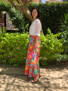 Floral Colorful Skirt