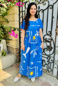 Fish Pattern Dress - SW