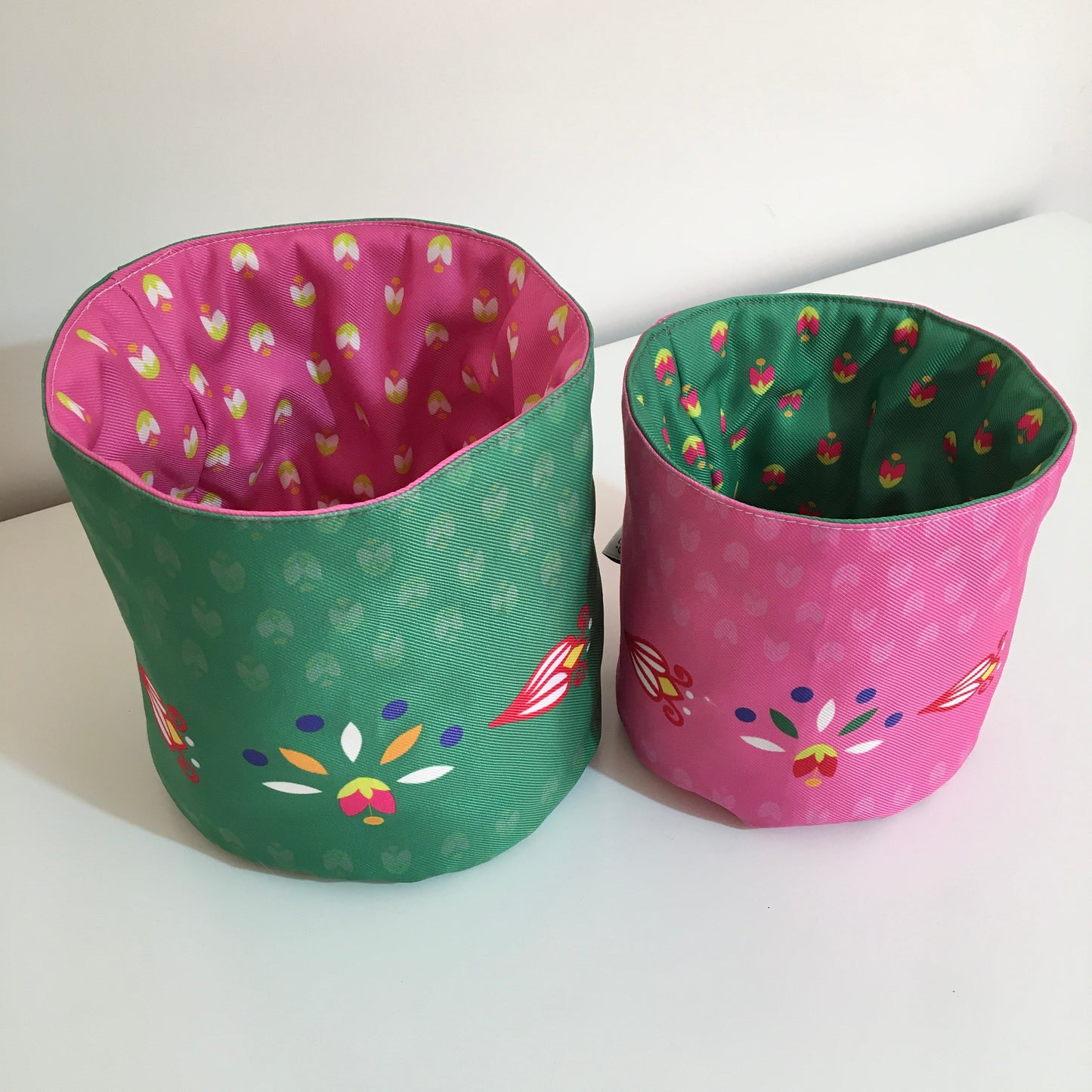 Set of 2 Fabric-Boxes 15277