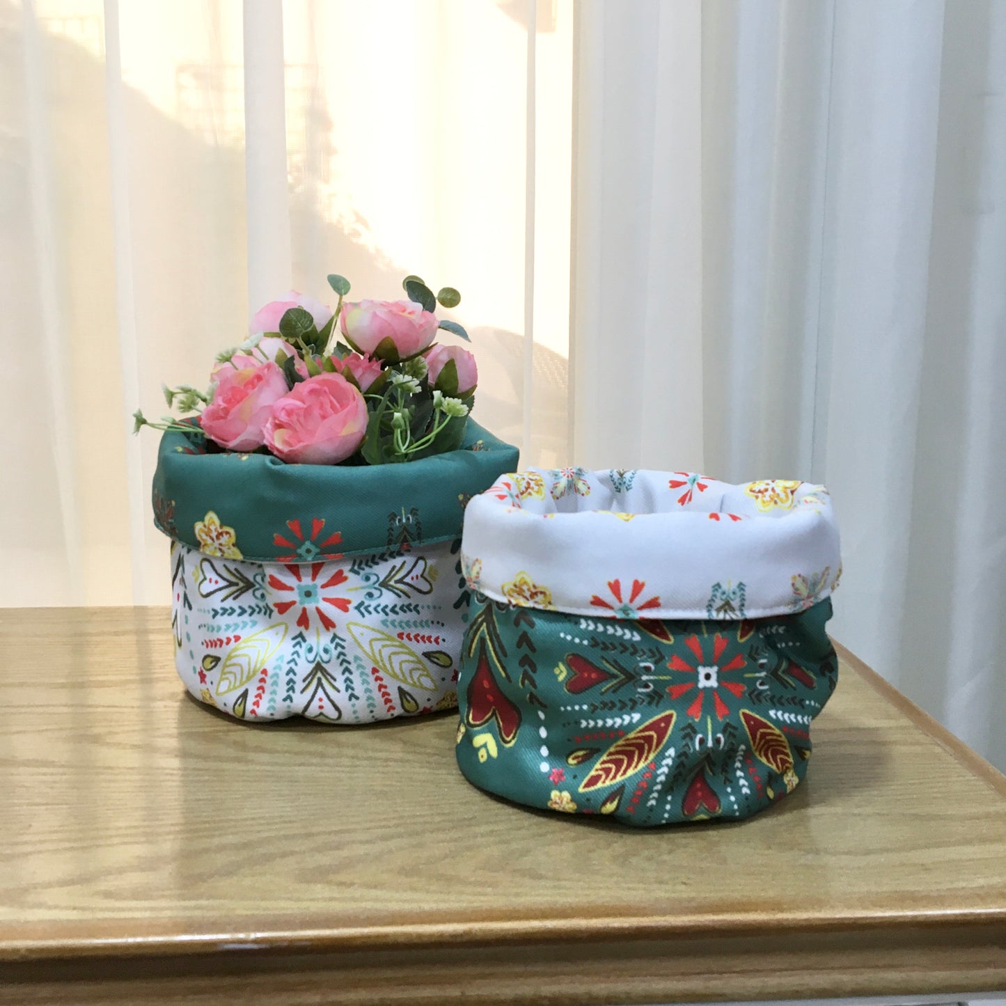 Set of 2 Fabric-Boxes 152CRI-25