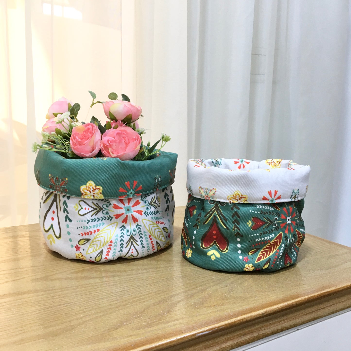 Set of 2 Fabric-Boxes 152CRI-25