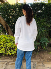 Load image into Gallery viewer, White sweatshirt - SW
