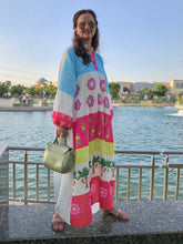 Load image into Gallery viewer, Colourful Linen Dress - SW
