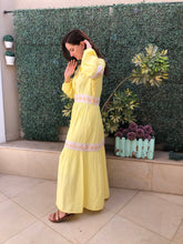 Load image into Gallery viewer, Yellow Linen Dress - SW
