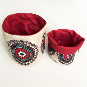 Set of 2 Fabric-Boxes 15237